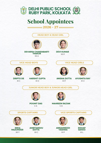 SCHOOL Appointees 2026-27