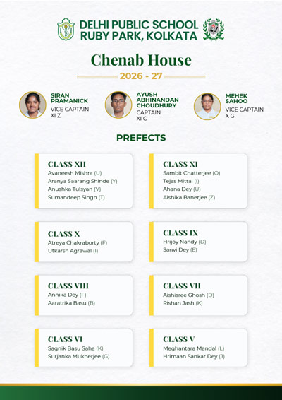 House Prefect 2026-27