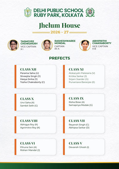 House Prefect 2026-27