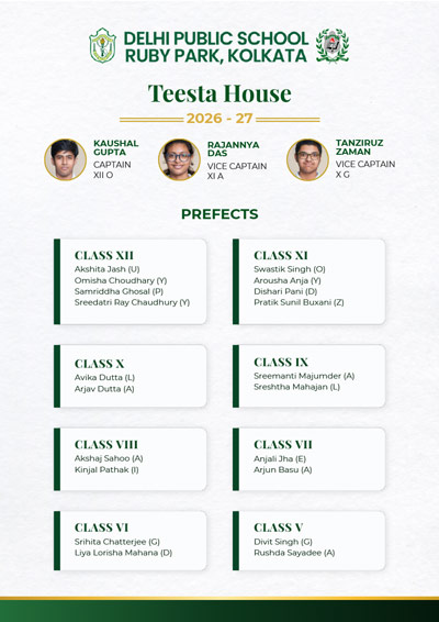 House Prefect 2026-27